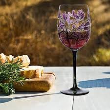 Copas de Vino Pintadas Decorativas - Usefulbeauty