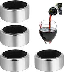 Anillos Goteo Ryaupy de Acero Inoxidable para Vino