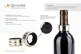 Anillos Antigoteo Inoxidable Qpractiko Q015 para Vino