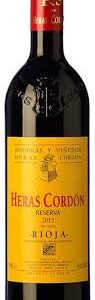 Heras Cordón Rioja Reserva 75cl - Un vino excepcional para los amantes del Rioja