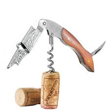 Sacacorchos Abrebotellas Profesional Inoxidable Cortacapsulas - Perfecto para tu Vino