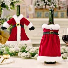 Funda para Botellas de Vino ZHDOKA - Decoración Navideña Elegante