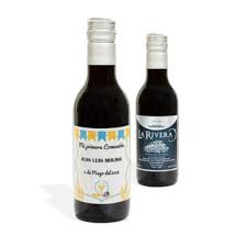 Botellas de Vino Personalizadas para Comuniones y Cumpleaños