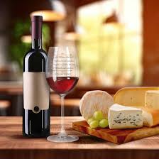 Copa de Vino Tinto Originales Grabada con Estilo