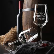 Copa de Vino para Mamá - Regalo Perfecto para Cumpleaños y Navidad