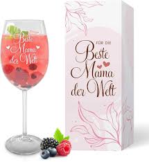 Copa de Vino Mama Grabada en Cristal - Regalo Perfecto para Cumpleaños