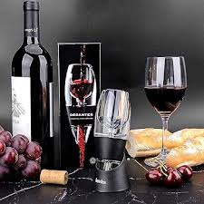 Aireador de Vino Hotder HD01 Acrílico Negro 440 - Potencia y Estilo