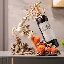 GIZNXBA Botellero Vertical Escultura Decoración para Vinos