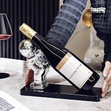 GIZNXBA Botellero Portabotellas Coleccionables - Elegancia Vertical para tu Vino