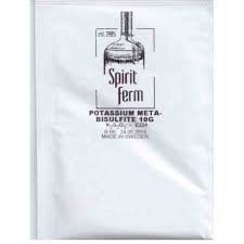 AlcoFermBrew Metabisulfito de Potasio - Estabilizador y Descontaminante para Vino