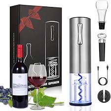 Anpro Sacacorchos Recargable Profesional Automático - Abridor de Vino Automático