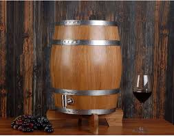 HWhome Vertical Barrica de Almacenamiento para Vino de Madera