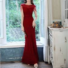 Vestido Elegante en Rojo Vino - Estilo y Distinción