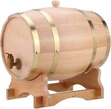 Barril de Vino de Madera de Roble Vintage para Envejecimiento de Cerveza