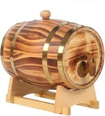 Barril de Vino de Madera de Roble para la Elaboración de Whisky