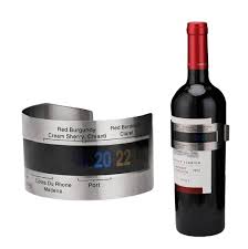 Pulsera Termómetro de Inoxidable para Vino - Precisión y Estilo