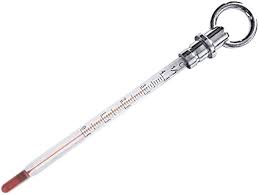 Termómetro de Cristal para Vino con Gancho