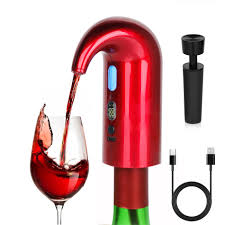 Decantador Aireador Automático de Vino - Bomba Dispensador Inteligente