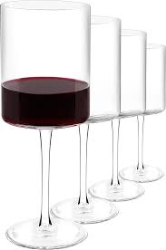 Vasos de Vino Francis Cuadradas Inferior Cilíndricos Modernos