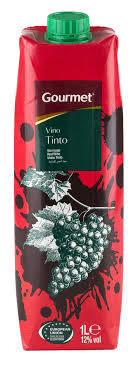Gourmet Vino Tinto Brick 1L - Sabor y Calidad a tu Alcance
