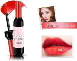 Líquido Colores Maquillaje Duración Impermeable: Pintalabios Botella de Vino