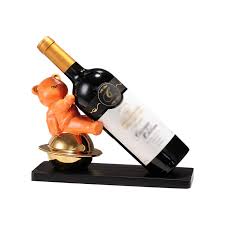 Soportes de Botellas de Cerámica para Decoración de Estanterías