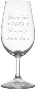 Copa de Vino Personalizada Lote Mabouteille - El Regalo Perfecto para Papás