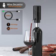 Decantador Eléctrico de Vino Automático - Dispensador Recargable Inteligente