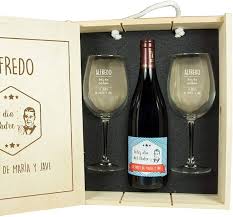 Botella Madera Personalizable para el Día del Padre