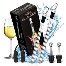 GUHAOOL Enfriador de Vino Vinechill - Enfriadora de Botellas con Vertedor