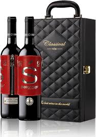 Estuche Maletín Elegante para Vino - Edición Limitada