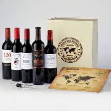 Caja Regalo Vinos Del Mundo - Estuche Perfecto para Regalar