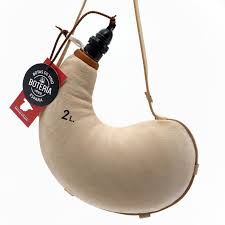 Bota de Vino de Piel Curada - Antigua Interior