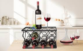 DROMEZ Botellero Apilable para Botellas de Vino