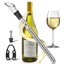 Enfriador y Aireador de Vino de Acero Inoxidable