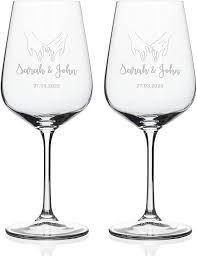 Copas de vino personalizadas grabadas - Wanapix