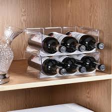 Botellero Frigorífico Organizador Transparente para Vino