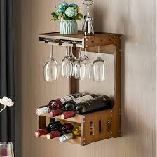 Botellero de Vino Flotante en Madera - Estilo y Funcionalidad