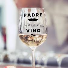 Copa de Vino Divertida para el Día del Padre