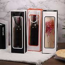 Bolsas de Vino Regalo Transparente Quarkzman - Perfectas para Cumpleaños