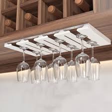 NWB Gabinete Organizador para Restaurante - Soporte para Copas de Vino