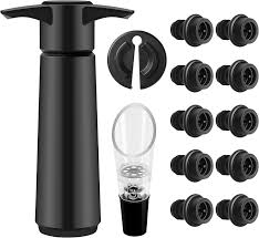 Gimars Vertedor y Tapon de Vacío para Vino Reutilizable