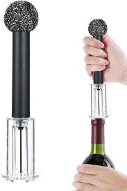 Goowafur Removedor de Presión Portátil para Botellas - Abridor de Vino Sin Quitar Corcho