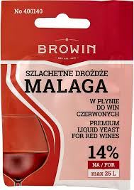 Levadura para Vino Tinto Malaga Líquida Vinificación