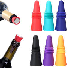 Tapones de Silicona Alimentaria para Botellas de Vino