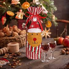 Cristal Pequeña Navidad Botella - El Regalo Perfecto para los Amantes del Vino