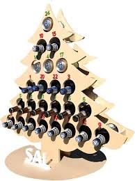 Botella de Vino Calendario de Adviento 2024 - Decoración Perfecta para las Fiestas